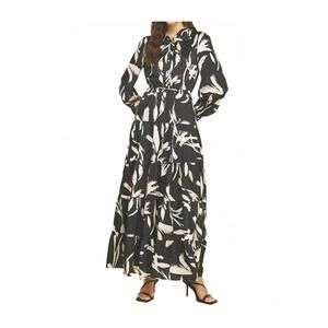 NEW PINCH henrietta tiered dress in black